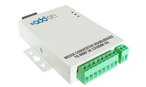 ADD-RS422-SC - AddOn Networks ADDON SERIAL RS485/RS422 TO FIBER MMF 1310NM 2KM SC SERIAL MEDIA CONVERTER