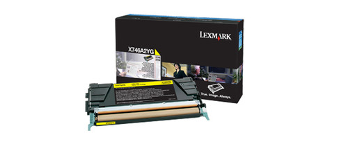 X746A2YG - Lexmark LEXMAKR X746, X748 YELLOW TONER CARTRIDG