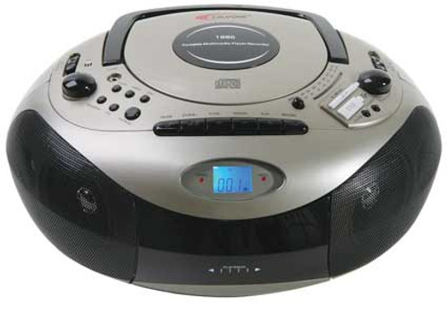 1886 - Ergoguys Califone 1886 Portable CD player Black, Silver