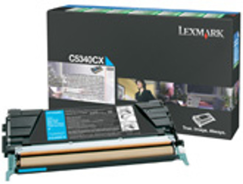 C5340CX - Lexmark TONER CARTRIDGE - CYAN - 7000 PAGES - FOR LEXMARK C534N, C534DN, C534DTN