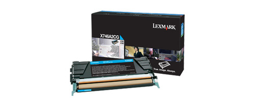 X746A2CG - Lexmark CYAN TONER CARTRIDGE FOR X746