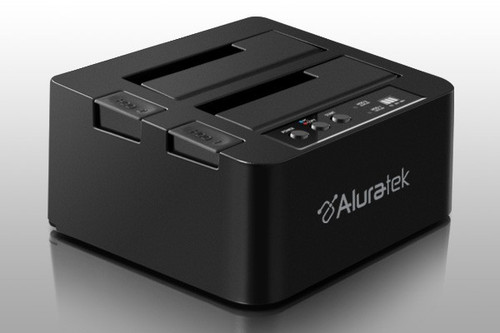AHDDUB300F - Aluratek USB 3.0 SATA HARD DRIVE DUAL DUPPLICATOR