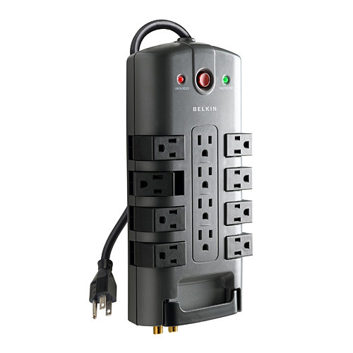 BP112230-08 - Belkin 12OUT SURGE PROTECTOR 8FT CORD