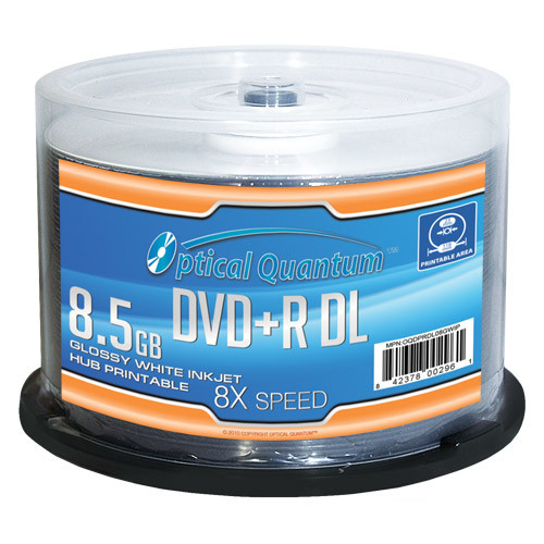 OQDPRDL08GWIP - Vinpower Digital OPTICAL QUANTUM 8.5GB DVD+R DL