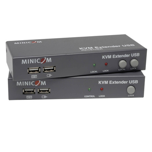 0DT60001 - Tripp Lite MINICOM KVM EXTENDER USB LOCAL PORT + 2-PORT KVM TAA GSA