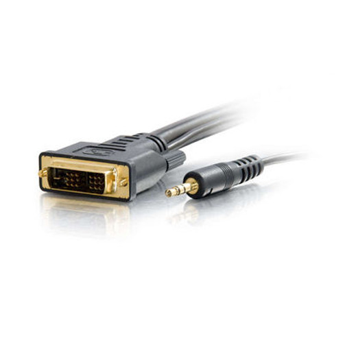 41244 - C2G 35FT PRO SERIES DVI-D + 3.5MM CL2 M/M DUAL LINK DIGITAL VIDEO CABLE