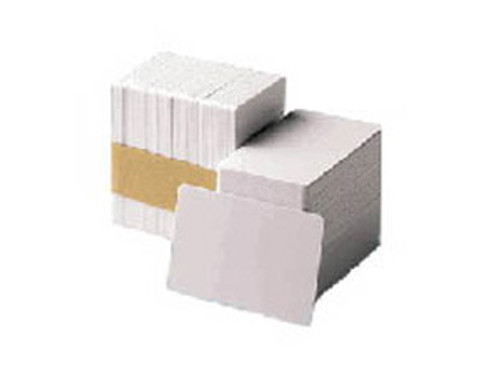 104523-113 - Zebra ZEBRA WHITE PVC CARDS, 30 MIL HIGH COERCIVITY MAGNETIC STRIPE (500 CARDS)