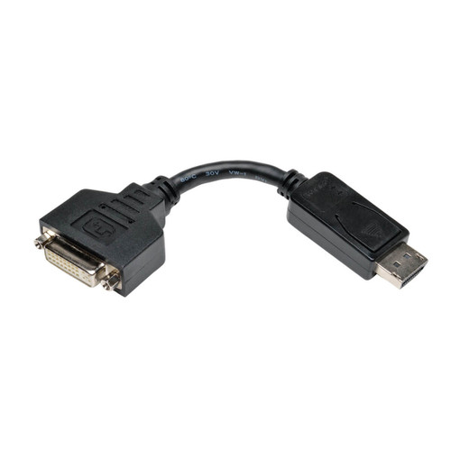 P134-000-50BK - Tripp Lite DISPLAYPORT TO DVI CABLE ADAPTER, CONVERTER FOR DP-M TO DVI-I-F, 50 PACK