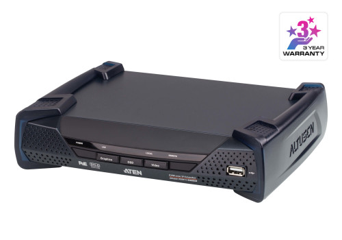 KE6912R - ATEN USB DUAL LINK DVI-D SINGLE DISPLAY KVM OVER IP RECEIVER WITH AUDIO/ SERIAL/DUAL