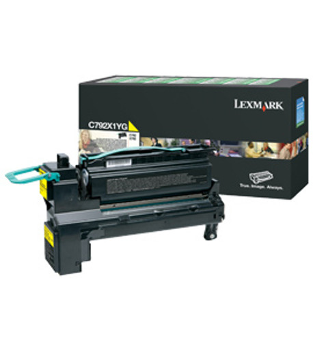 C792X1YG - Lexmark YELLOW TONER CARTRIDGE FOR C792