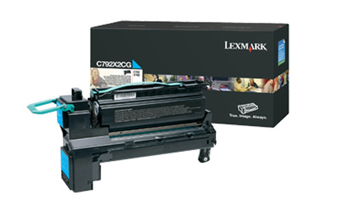 C792X2CG - Lexmark CYAN TONER CARTRIDGE FOR C792