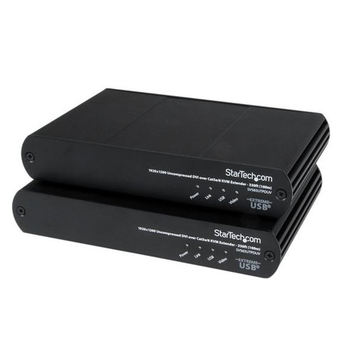 SV565UTPDUV - StarTech.com USB DVI OVER CAT 5E / CAT 6 KVM CONSOLE EXTENDER W/ 1920X1200 UNCOMPRESSED VIDEO