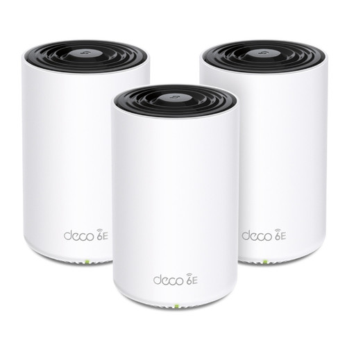 DECO XE75(3-PACK) - TP-Link AXE5400 WHOLE HOME MESH WI-FI 6E SYSTEM(TRI-BAND)