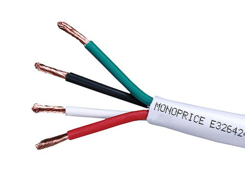 4042 - Monoprice 16 AWG, 76.2 m electrical wire White 3000" (76.2 m)
