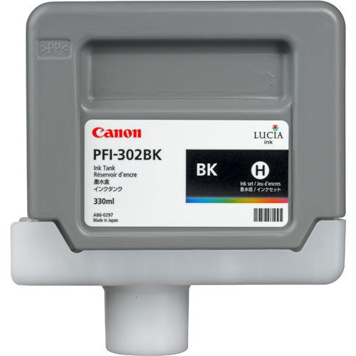 2216B001AA - Canon CANON PFI-302BK -PIGMENT BLACK INK 330M