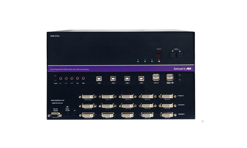 DVN-4TRIOS - Smart-AVI TRIO DVI-D, USB AND AUDIO KVM SWITCH