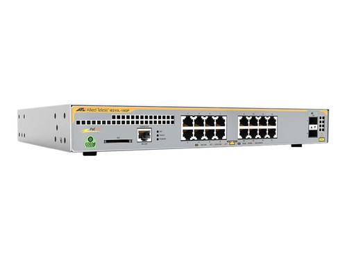 AT-IE210L-18GP-60 - Allied Telesis INDUSTRIAL MANAGED POE+ SWITCH, 16 X 10/100/1000TX POE+ PORTS AND 2 X 100/1000X