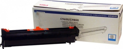 42918103 - OKI IMAGE DRUM - CYAN - 42000 PAGES - FOR C9600/9600HDN/9800N/9800HDN/9650N, MIN. &