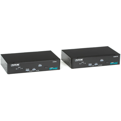 ACS260A-U-MM - Black Box KVM EXTENDER - DVI-D, USB-HID, RS232, AUDIO, DUAL-ACCESS, MULTIMODE FIBER, GSA,