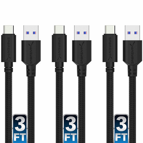 CB-C3X3-PK50 - Sabrent 50PK USB 3.0 TO USB-C SYNC &