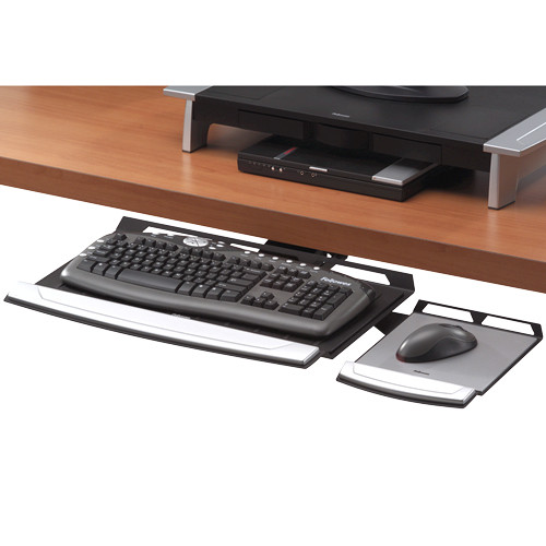 8031301 - Fellowes FULLY ADJUSTABLE UNIT SAVES SPACE AND OFFERS GOOD SUPPORT WHILE YOU WORK TO ADJU