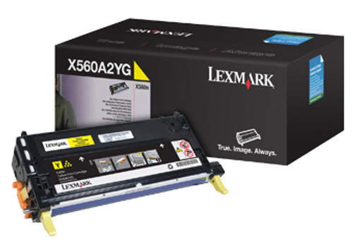 X560A2YG - Lexmark TONER CARTRIDGE - YELLOW - FOR X560N