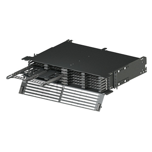 FLEX2U06 - Panduit 6PORT 2RU HD FLEX ENCLOSURE EA