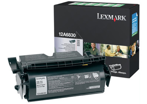 12A6830 - Lexmark TONER CARTRIDGE - BLACK - 7,500 PAGES @ APPROXIMATELY 5% COVERAGE