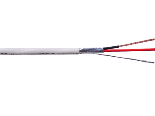 34072 - Monoprice SYSTON 16/2 STRANDED OVERALL SHIELDED CMP/CL3P SECURITY AND CONTROL CABLE_ WHITE