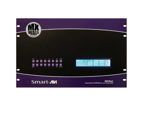 MXWALL-0408-S - Smart-AVI 04X08 HDMI MATRIX WITH INTEGRATED VIDEO