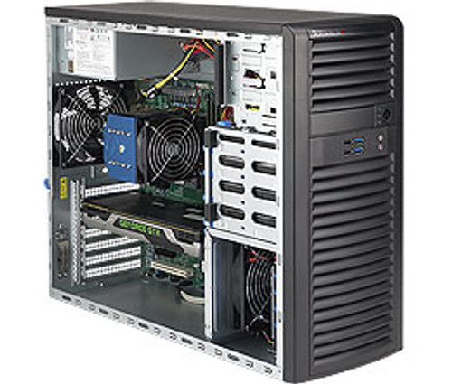 SYS-5039C-T - Supermicro SUPER SERVER-INTEL, SUPERWORKSTATION (X11SCA, CSE-732D4-668B), BLACK