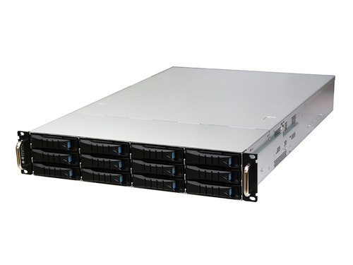 XE1-2ET00-02 - AIC 2U 12X 3.5 HOT-SWAP BAYS, TOOL-LESS 3.5 AND 2.5 HDD TRAY, 800W CRPS REDUNDANT PO