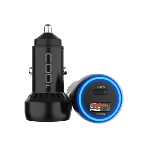 A01110 - CODi CAR CHARGER USB-C PD 30W