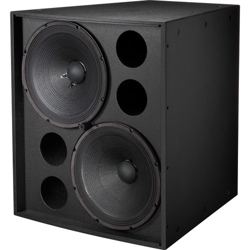 EVF-2151D-FGB - Bosch DUAL 15IN, 1000 WATT SUBWOOFER SYSTEM, FIBERGLASS, BLACK, EXTERNAL CROSSOVER REQ