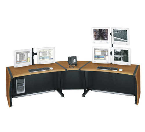 LD-4830HM - MIDDLE ATLANTIC PRODUCTS 48 INCH LCD MONITORING DESK, HM,ECONOMICAL MONITORING AND CONTROL WORKSTATION WI