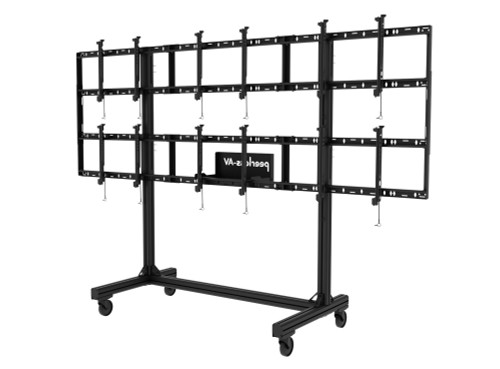 DS-C555-3X2 - Peerless PORTABLE 3X2 VIDEO WALL CART