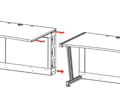 LD-6430HM-RA - MIDDLE ATLANTIC PRODUCTS 64 LCD DSK A-BAY,HM,30,RT