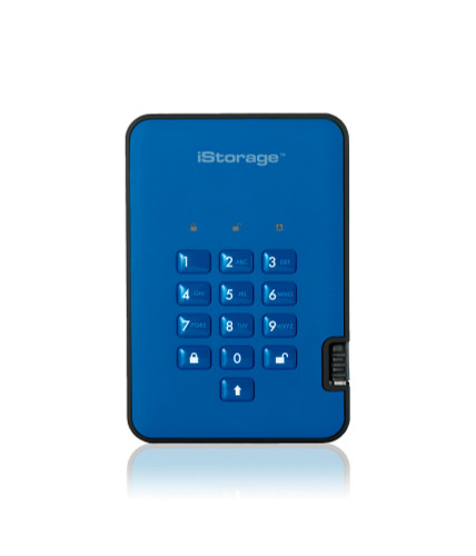 IS-DA2-256-4000-BE - iStorage DISKASHUR2 256-BIT 4TB - BLUE