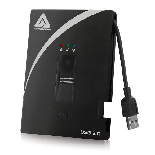 A25-3BIO256-500 - Apricorn 500GB AEGIS BIO USB3.0 256B AES ENCRYPTN