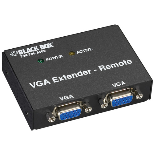 AC555A-REM-R2 - Black Box VGA RECEIVER - 2-PORT, GSA, TAA