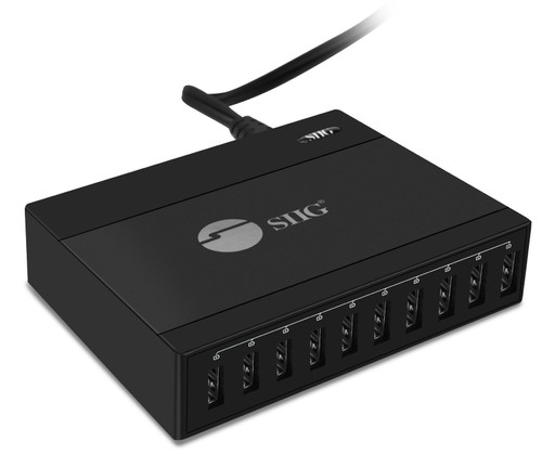 AC-PW1G11-S1 - Siig 10PORT 60W USB CHARGER