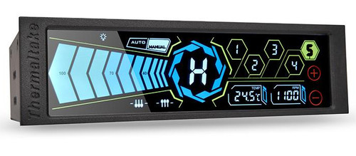 AC-010-B51NAN-A1 - Thermaltake TAKE COMMAND WITH THERMALTAKES FIRST-EVER TOUCH SCREEN FAN CONTROLLER, THE COMMA