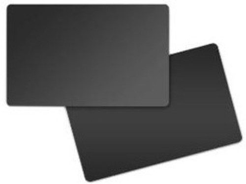 800050-158 - Zebra CARD,FOOD SAFE PVC,30 MIL,BLACK/BLACK,MATTE (500 BOX)