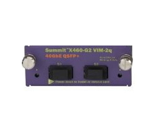 16710 - OPTIONAL VIRTUAL INTERFACE MODULE FOR THE REAR OF THE X460-G2 PROVIDING 2 40GBAS