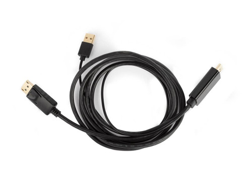 42363 - Monoprice 42363 video cable adapter 35.4" (0.9 m) HDMI Type A (Standard) DisplayPort + USB Type-A Black