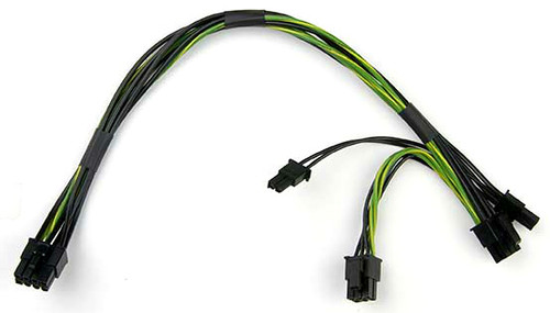 CBL-PWEX-0582 - Supermicro SPARE PARTS-1, 8 PIN TO TWO 6+2 PIN 12V GPU POWER CABLE, 30 CM 16/20