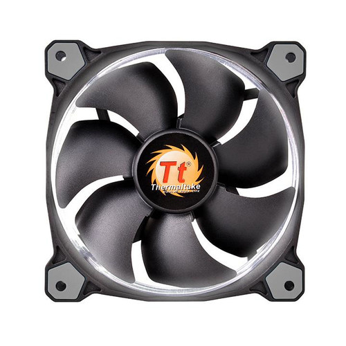 CL-F055-PL12WT-A - Thermaltake RIING 120MM CASE/RAD FAN, WHITE, 3 PACK