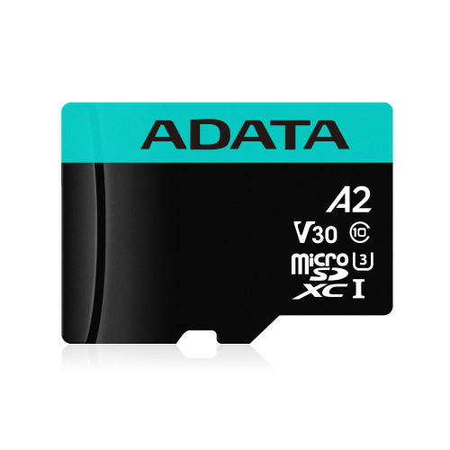 AUSDX128GUI3V30SA2-RA1 - ADATA MICROSDHC 128GB UHS-I U3 V30S RETAIL W/1 ADAPTER
