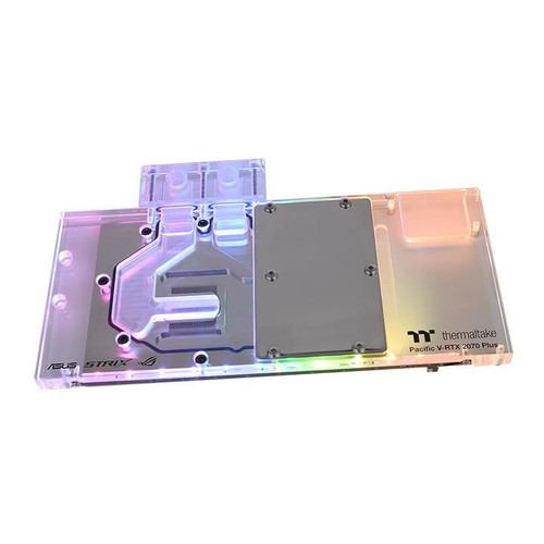 CL-W254-CU00SW-A - Thermaltake FULL-COVER WATER BLOCK FOR ASUS ROG STRIX RTX 2070, FEATURING COPPER BASE, 0.5MM