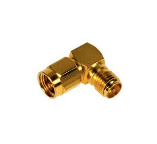 AR1000 - Zebra RIGHT ANGLE SMA REVERSE POLARITY PLUG-JACK ADAPTER